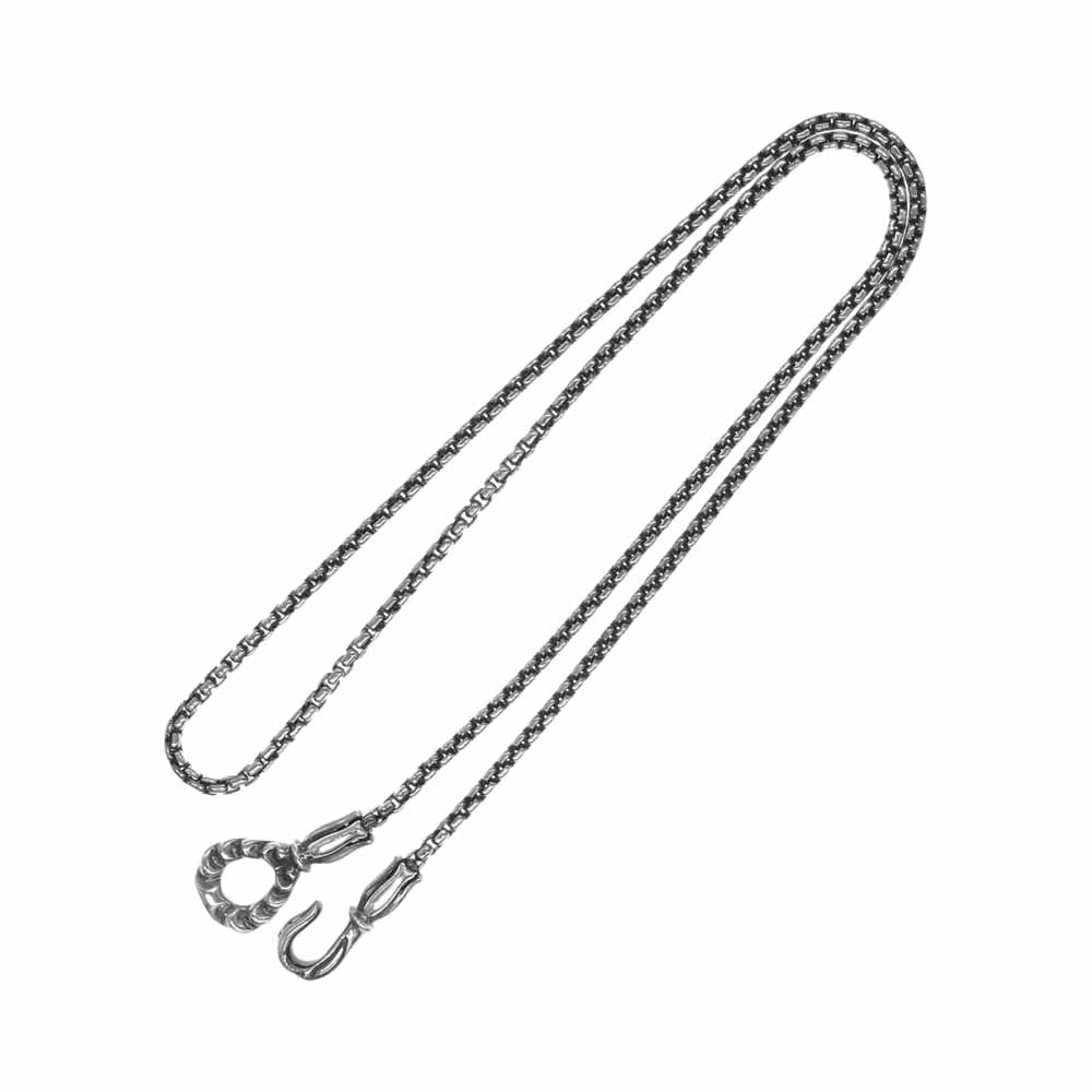 LONE ONES ロンワンズ ネックレス  ギャランティ付属 MFNH-0002 M MF Hooks Medium Box Chain メイティング フライト ボックスチェーン ミディアム シルバー系【中古】 LONE ONES ロンワンズ ギャランティ付属 MFNH-0002 M MF Hooks Medium