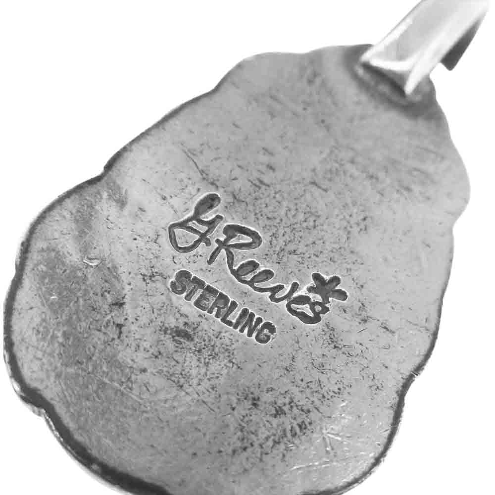 GARY REEVES ゲイリーリーブス Navajo ナバホ族 ターコイズ ペンダントトップ シルバー系【中古】