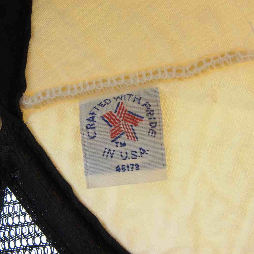 LANGLITZ LEATHERS ラングリッツレザーズ LOGO MESH CAP ロゴ メッシュ キャップ ブラック系 ホワイト系【中古】