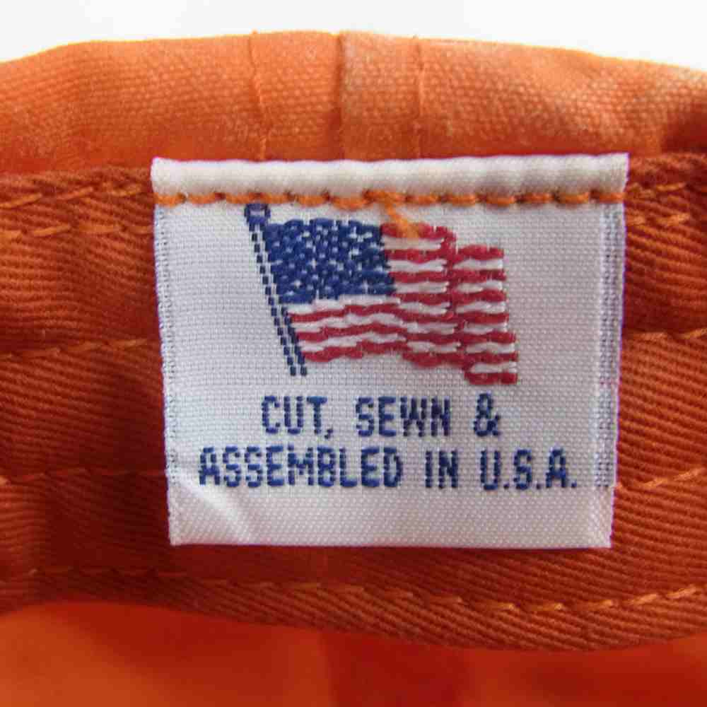 シップ・ジョン WAXED Wills CAP ワックスド ウィルズ キャップ 帽子 オレンジ オレンジ系【中古】