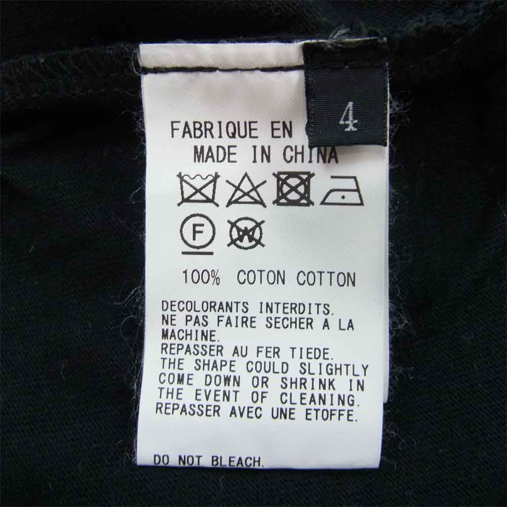 Yohji Yamamoto ヨウジヤマモト GroundY 20AW GR-T50-070 ベーシック ビッグ カットソー タイプA 半袖 Tシャツ ブラック系 4【中古】