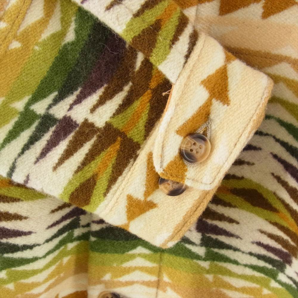 ディーエン DEHEN Crissman Overshirt Pendleton クリスマン オーバーシャツ ペンドルトン ブランケット シャツ ジャケット マルチカラー系 M【中古】