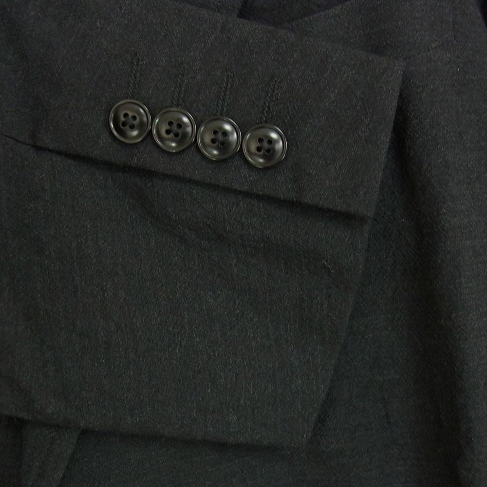 COMOLI コモリ 22SS V01-01003 ウール 2B ジャケット チャコール ブラック系 1【極上美品】【中古】