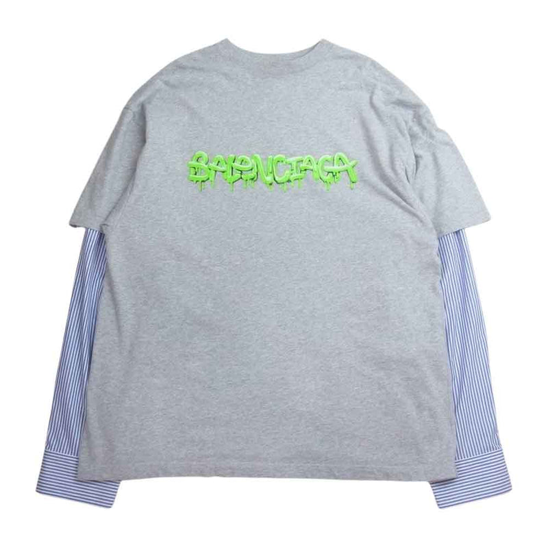BALENCIAGA バレンシアガ Tシャツ・カットソー 46(XL位) 緑