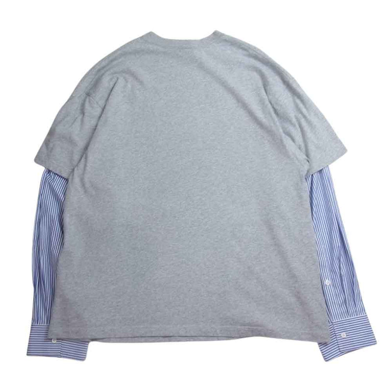 バレンシアガ 22SS S/S Minimal Shirt シルクオーバーシャツ