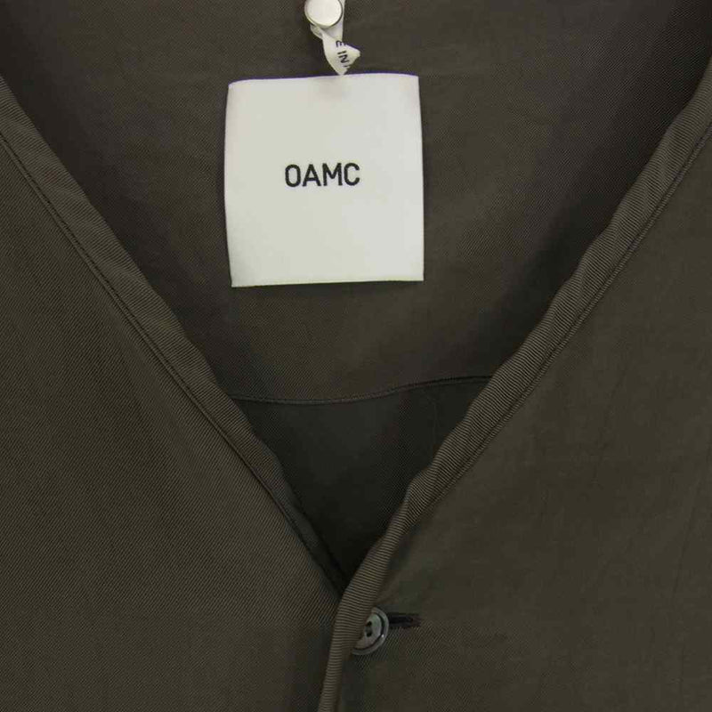 OAMC オーエーエムシー カジュアルシャツ M ベージュ系(総柄) | www ...