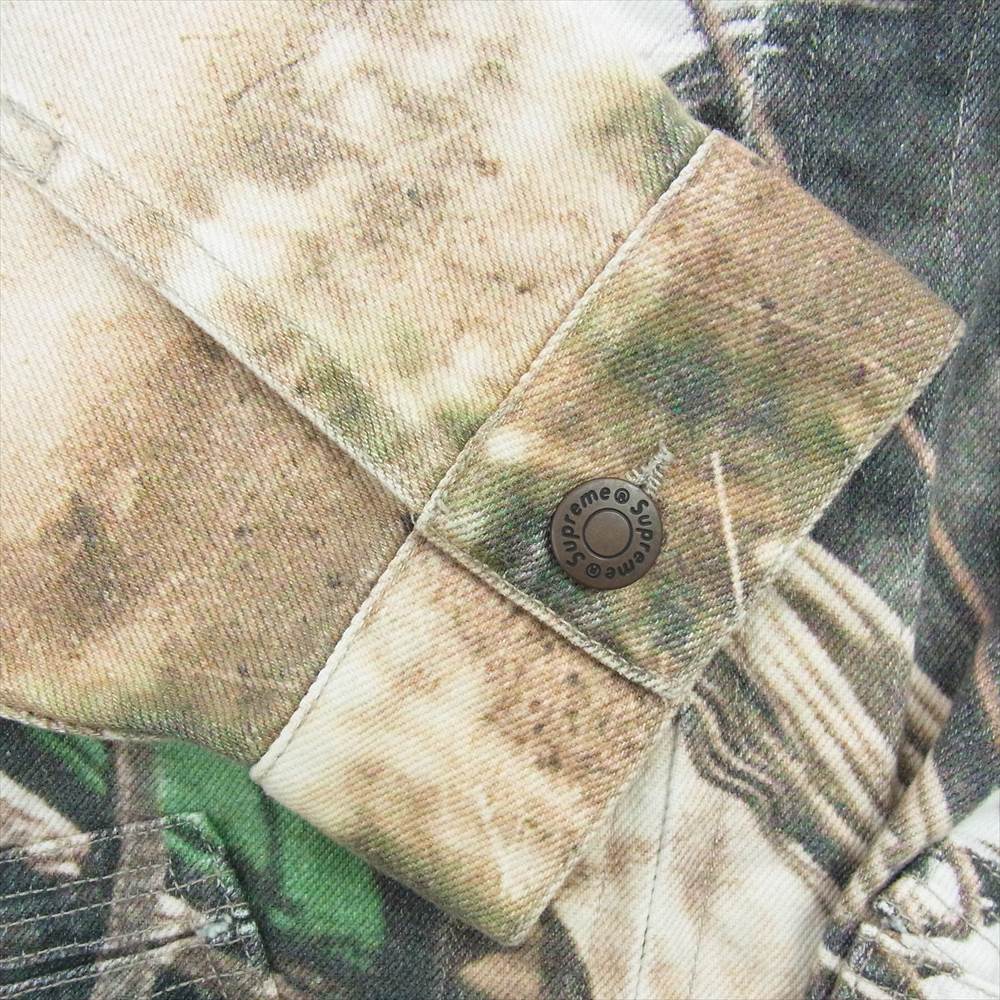 Supreme シュプリーム 17SS Cowboy Denim Work Jacket カウボーイ デニム ワーク ジャケット グレー系 マルチカラー系 S【中古】