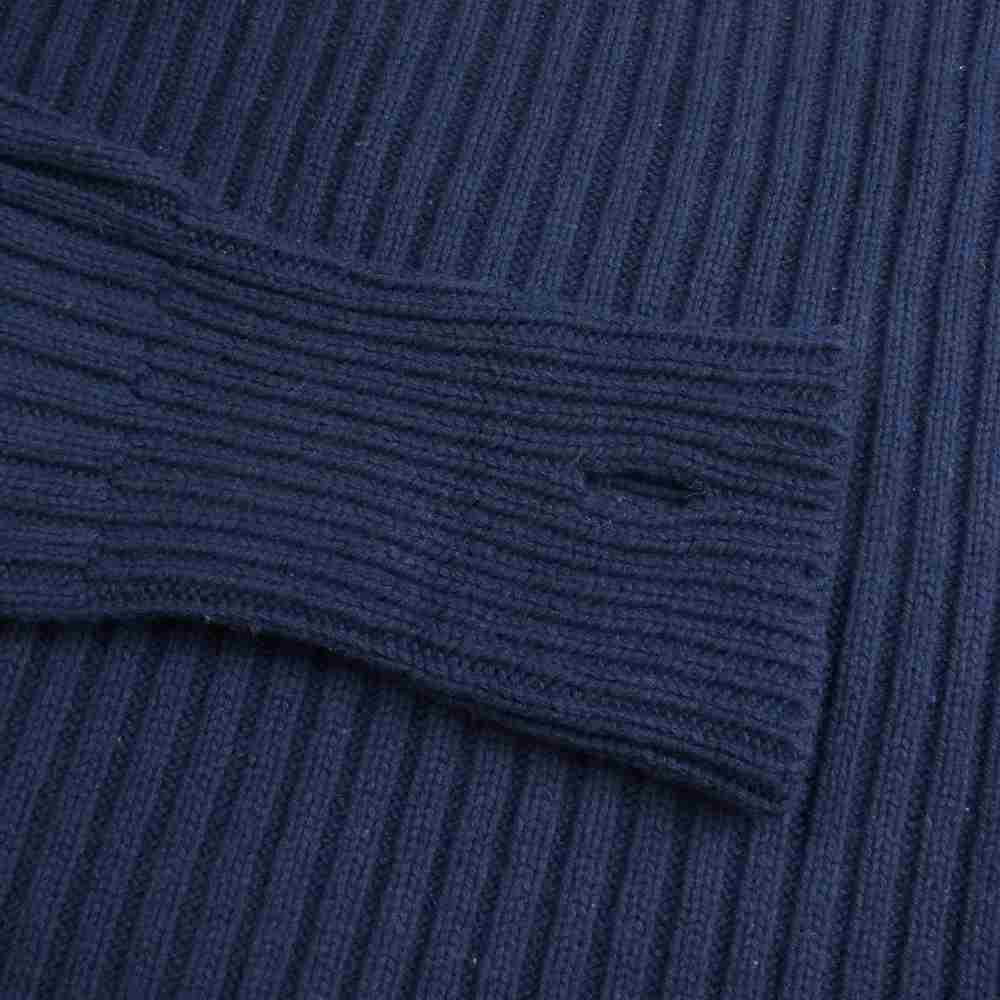 WTAPS ダブルタップス 14AW 142MADT-KNM02 YOUTHFUL DAYZ COMMANDER SEWATER WOOL ユースフルデイズ コマンダー セーター ネイビー系 2【中古】