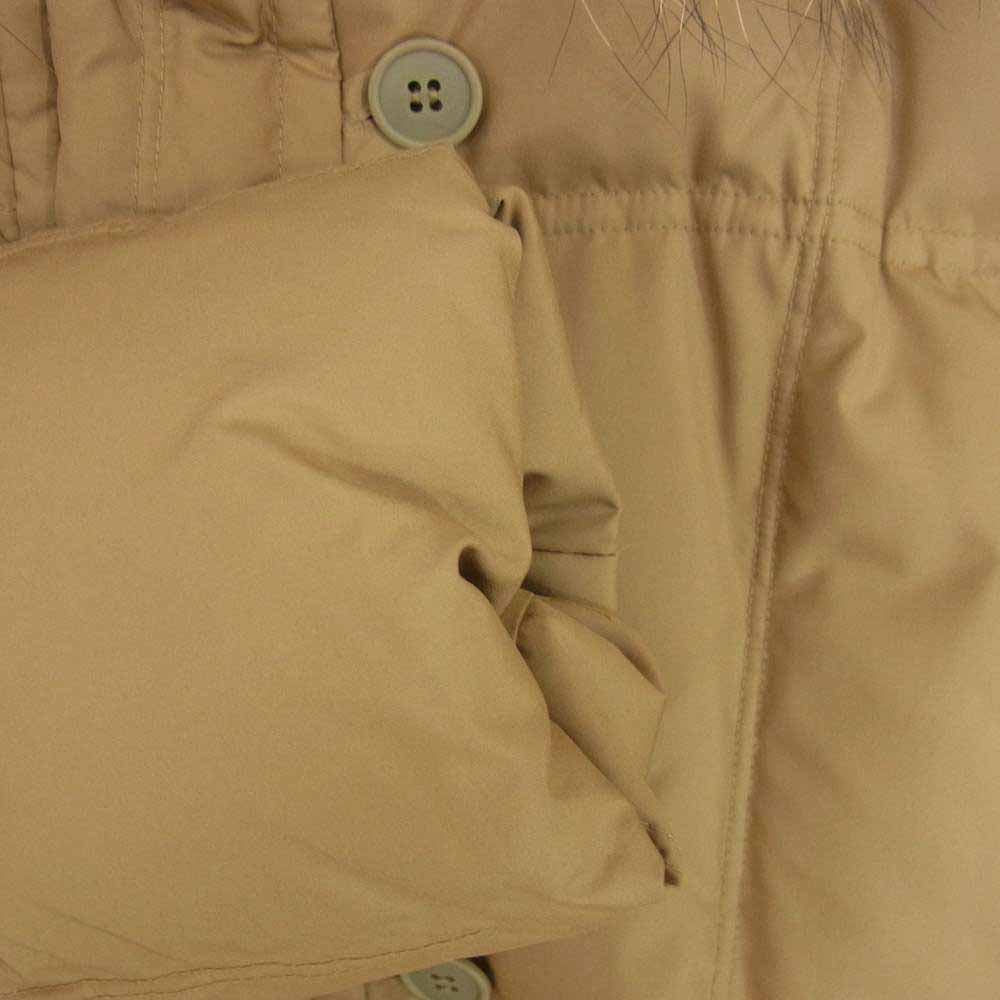 AIGLE エーグル ダウン ファー コート ブラウン系 M【中古】