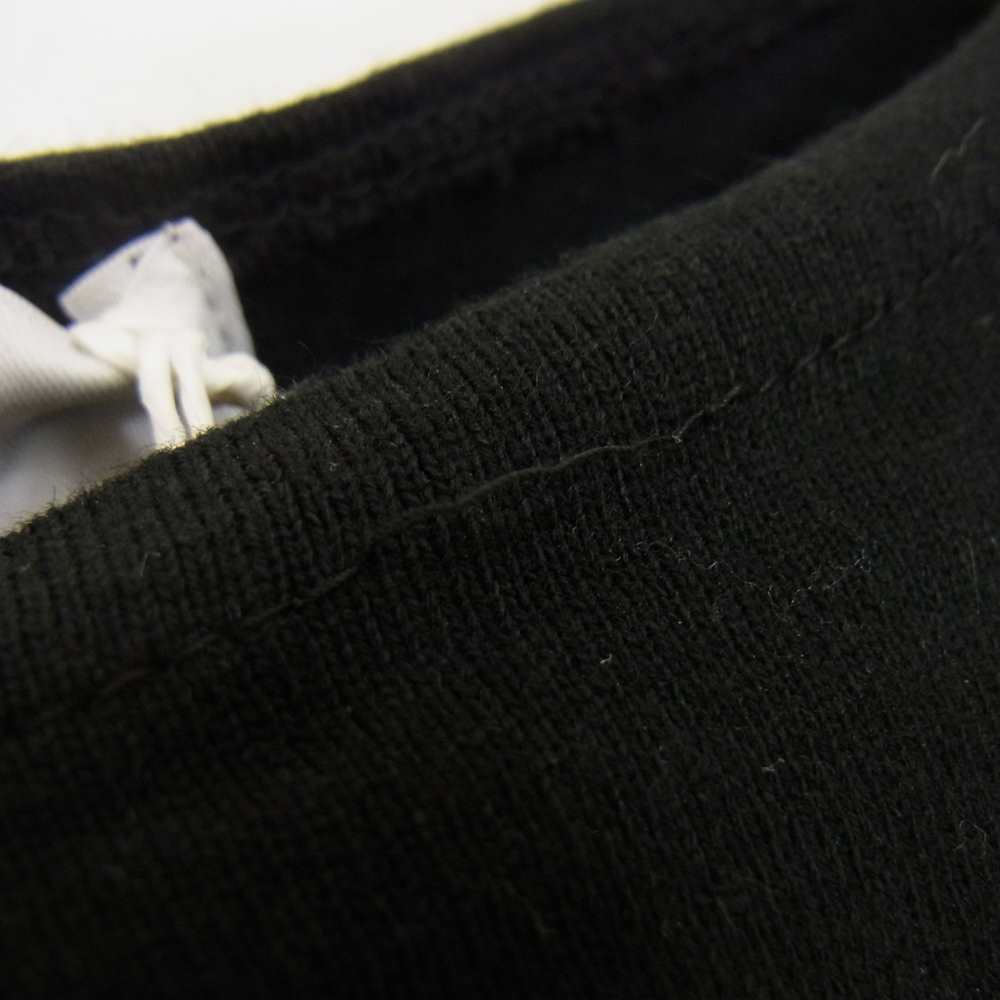 marka マーカ 22SS M22A-04CS01C BASQUE SHIRT ORGANIC COTTON PANEL BORDER オーガニックコットン ボーダー バスクシャツ カットソー ブラック系 1【中古】