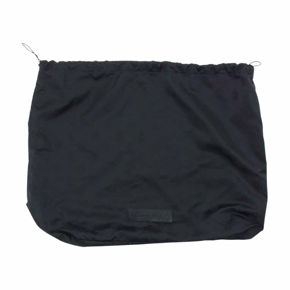 CHROME HEARTS クロムハーツ(原本無) FS TOTE クロスパッチ レザー トートバッグ ブラック系【中古】