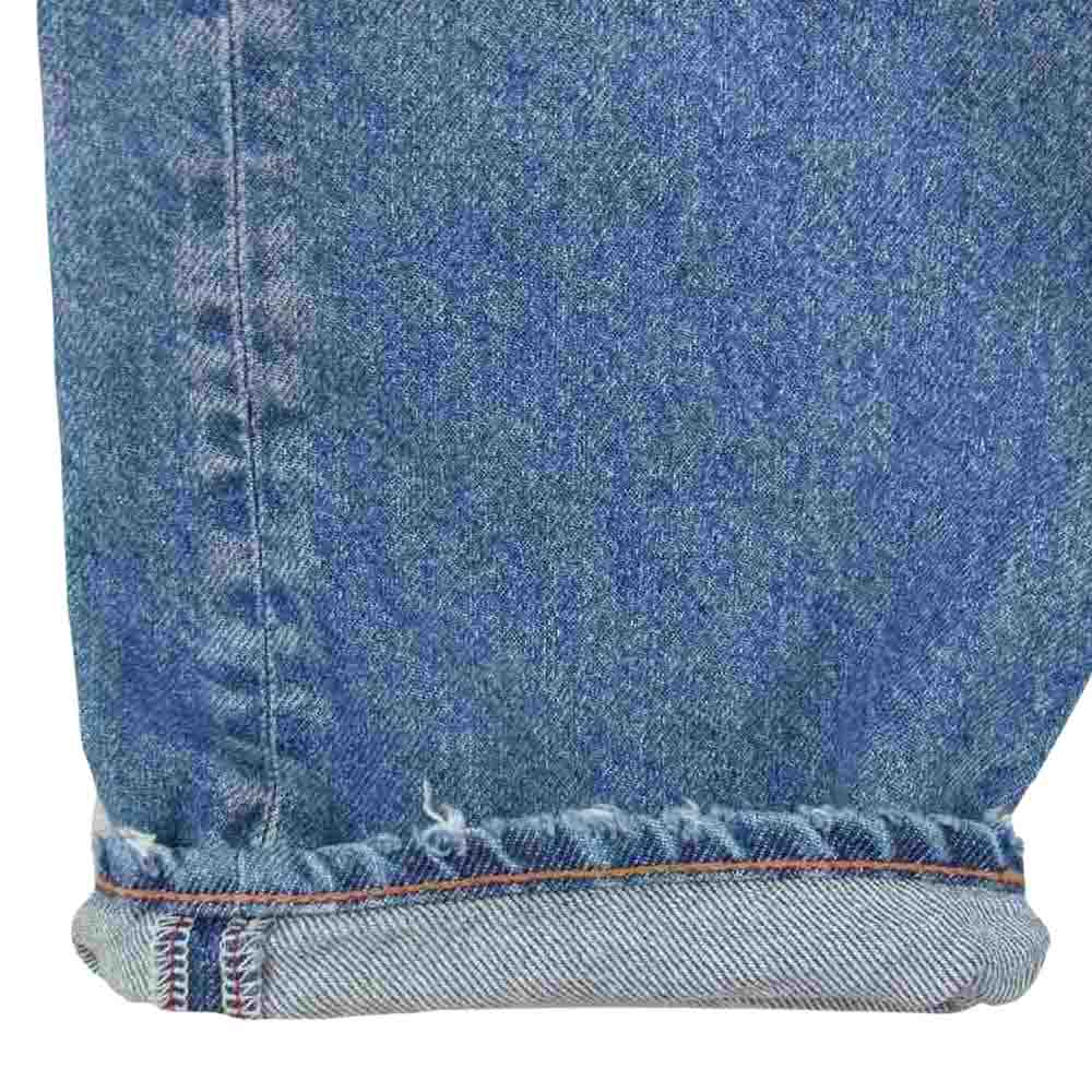 TMT ティーエムティー TPT-F2103 COMFY DENIM 5P STRAIGHT DAMAGE コンフィ ストレート ダメージ デニム パンツ インディゴブルー系 L【中古】