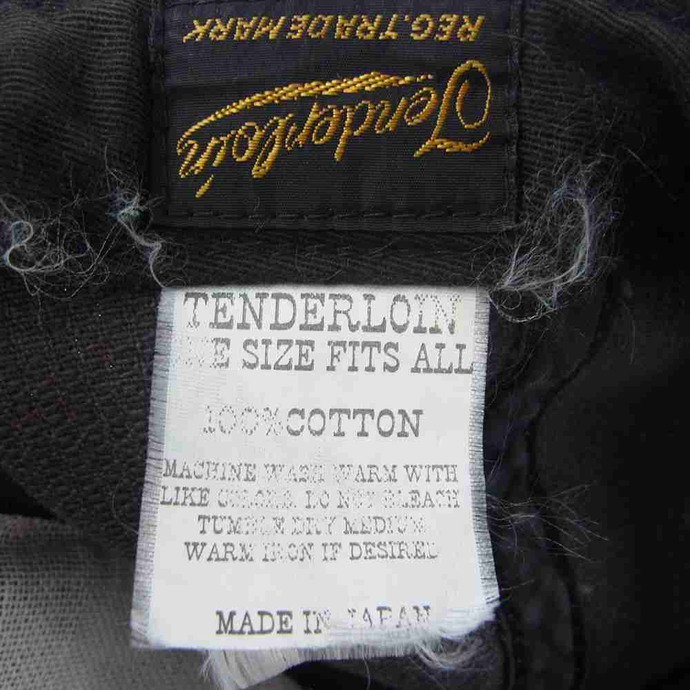 TENDERLOIN テンダーロイン T-TRACKER PIKE ロゴ ワッペン ピケ トラッカー キャップ パープル系【中古】