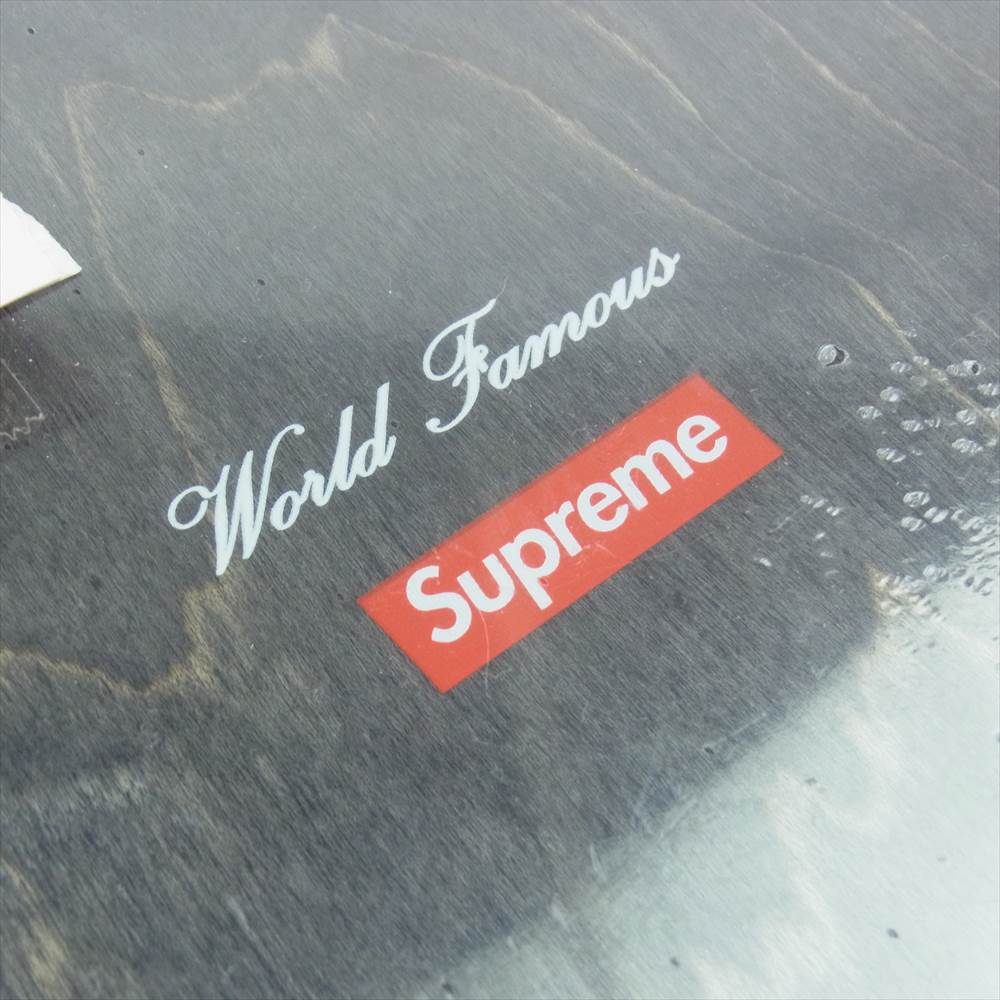 Supreme シュプリーム 18SS World Famous Illegal Business Skateboard Deck スケートボード デッキ ブラック系【中古】