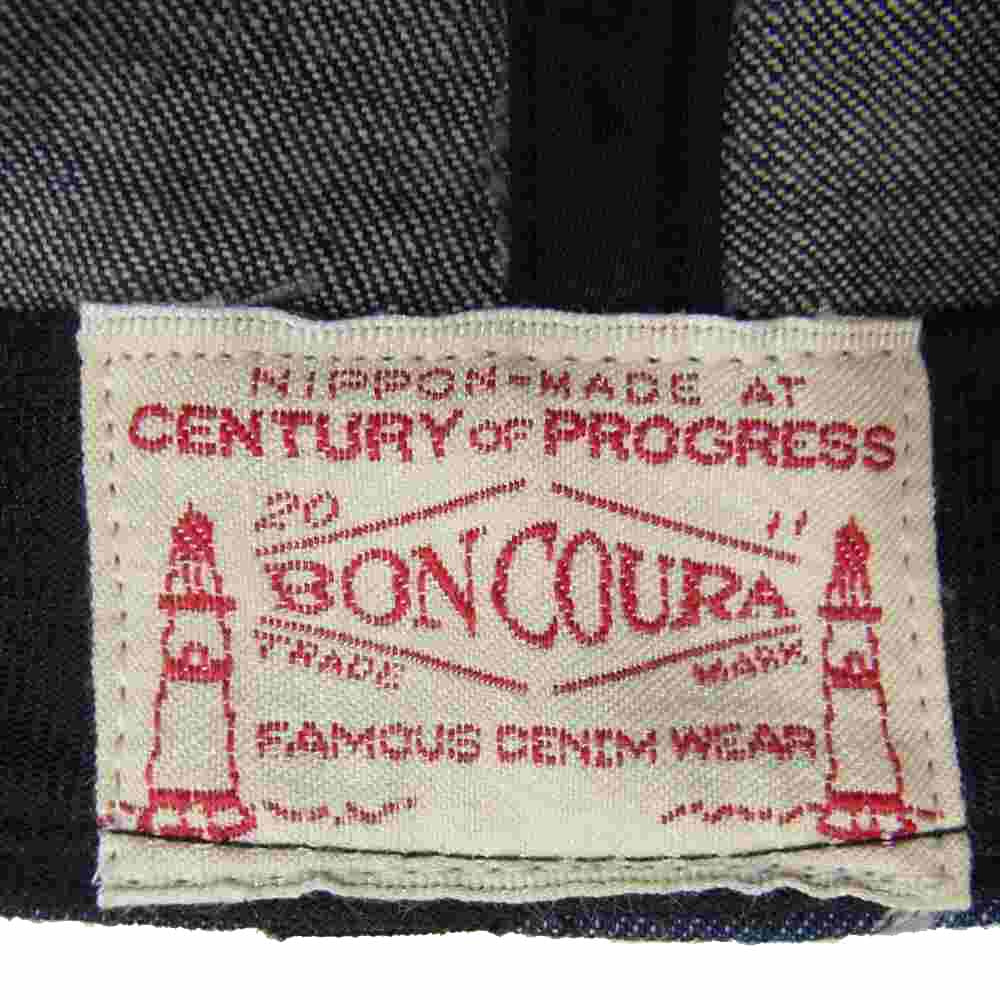 BONCOURA ボンクラ US Navy Cap Denim Natural Indigo 本藍 USネイビーキャップ デニム インディゴブルー系【中古】