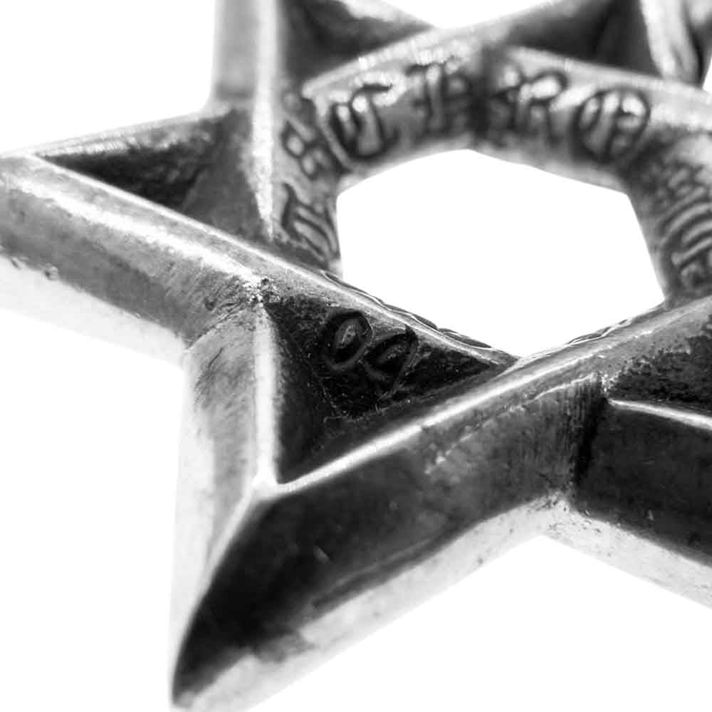CHROME HEARTS クロムハーツ(原本無) STAR OF DAVID LG スターオブダビデ トップ ラージ シルバー系【中古】