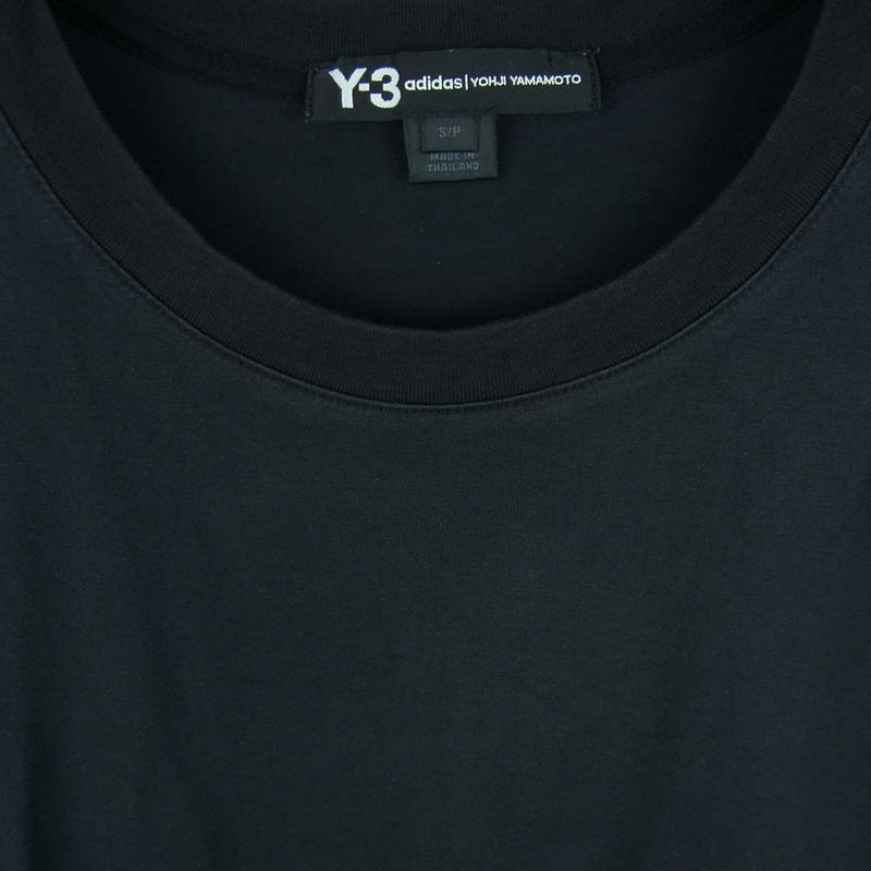 Y-3 ワイスリー ヨウジヤマモト アディダス　ロングtシャツ 黒 M
