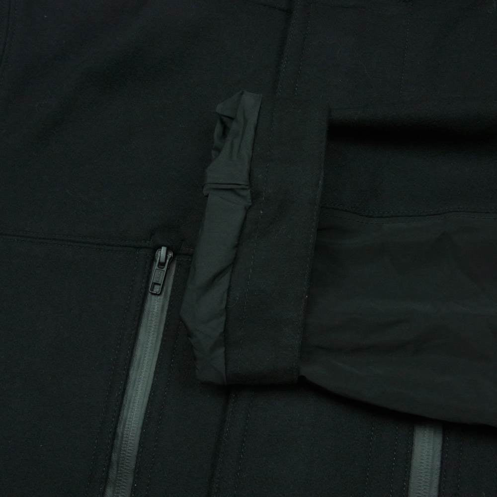 Yohji Yamamoto ヨウジヤマモト Y-3 ワイスリー GK4803 WOOL MELTON DUFFLE COAT ウール メルトン ダッフル コート ブラック系 XS【中古】