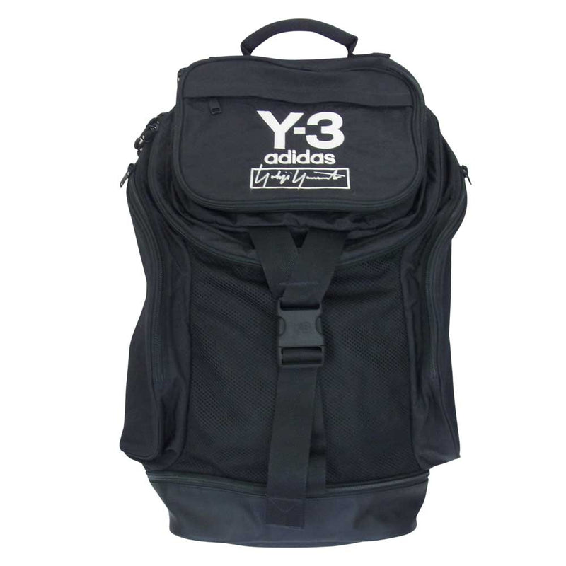 Yohji Yamamoto ヨウジヤマモト A43010 Y-3 ワイスリー FH9264 Travel backpack トラベル バックパック  リュック ブラック系【中古】