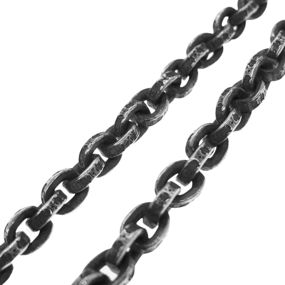 CHROME HEARTS クロムハーツ(原本無) PAPER CHAIN 18inch ペーパー チェーン 18インチ ネックレス シルバー系【中古】