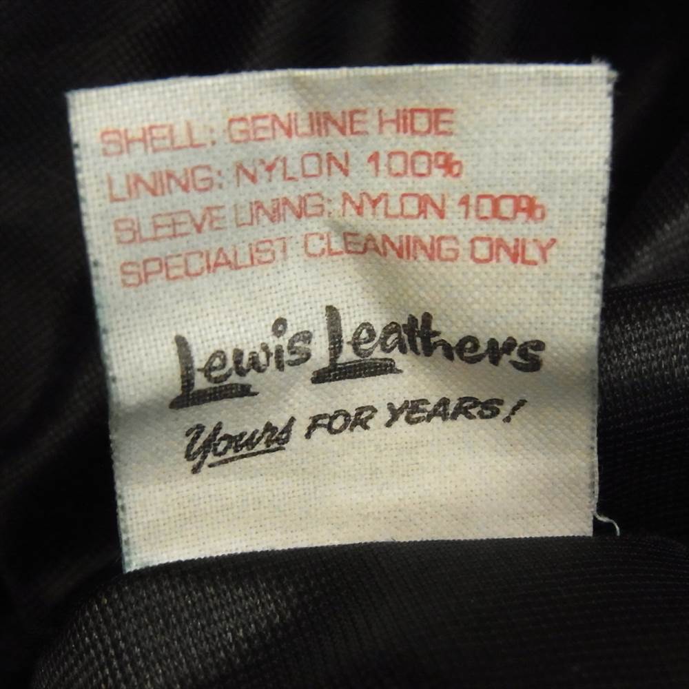 Lewis Leathers ルイスレザー 441 Cyclone サイクロン ダブル ライダース ジャケット ブラック系 36【中古】