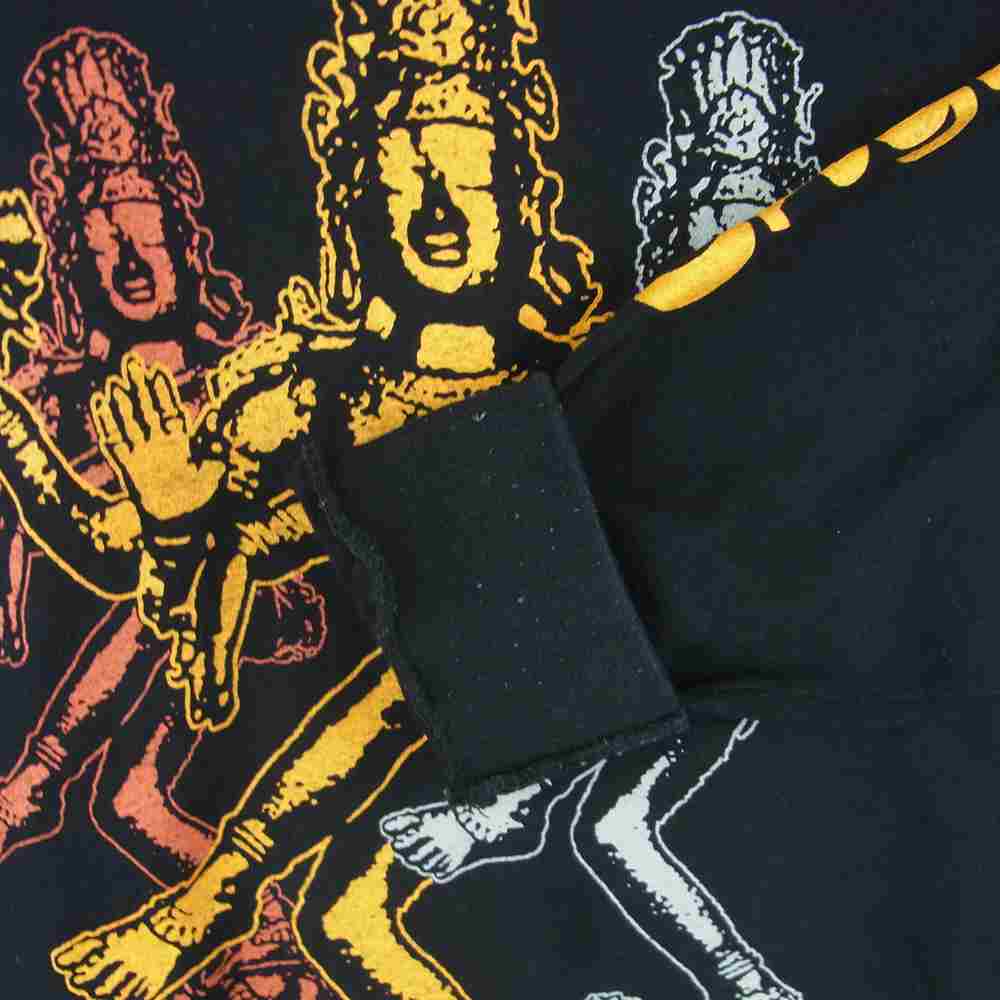 TENDERLOIN テンダーロイン TEE L/S SV シヴァ ナタラージャ プリント 長袖 Tシャツ ブラック系 XL【中古】