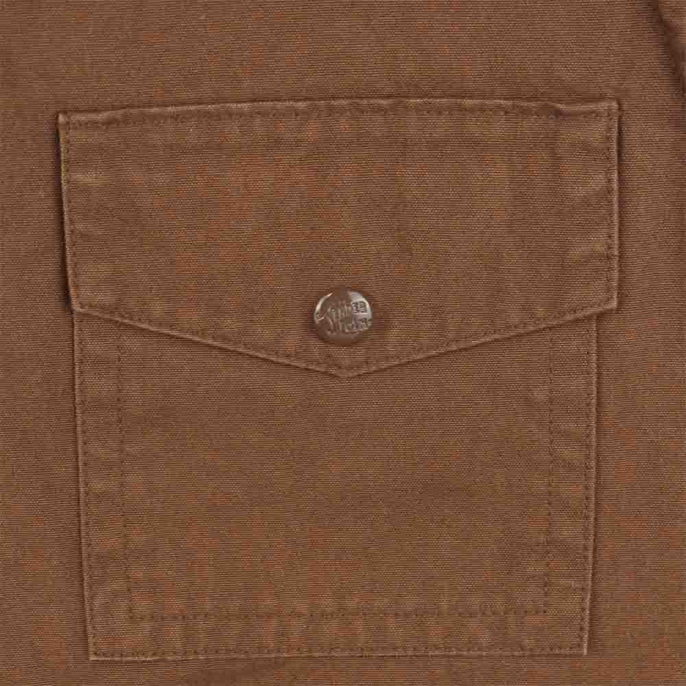 TENDERLOIN テンダーロイン T-DUCK VEST D ダック ワーク ベスト コットン 日本製 ブラウン系 M【中古】