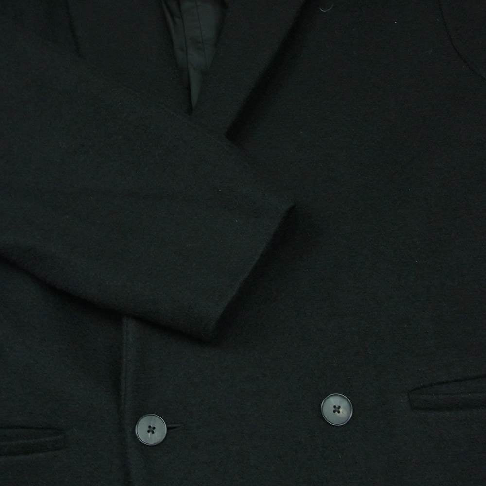 エイトン 6682632 MELTON CHESTER COAT メルトン ダブルブレスト チェスター コート ブラック系 02【中古】