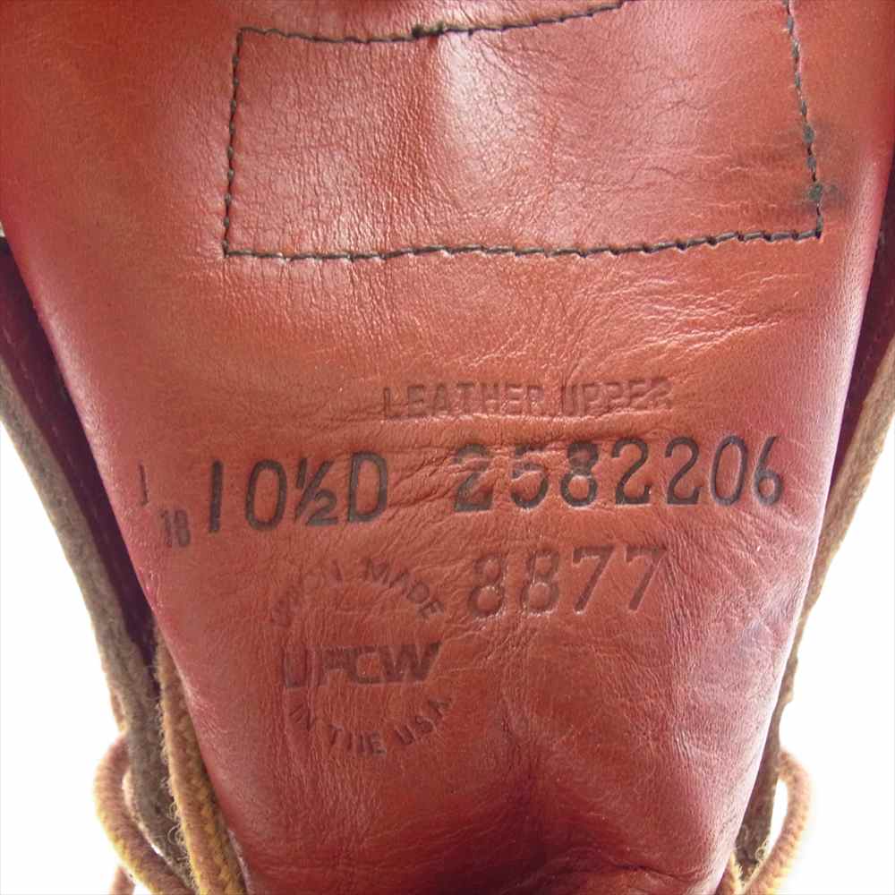 RED WING レッドウィング 犬タグ復刻 8877 ロング アイリッシュセッター 赤茶 オロラセット ブーツ レッド系【中古】