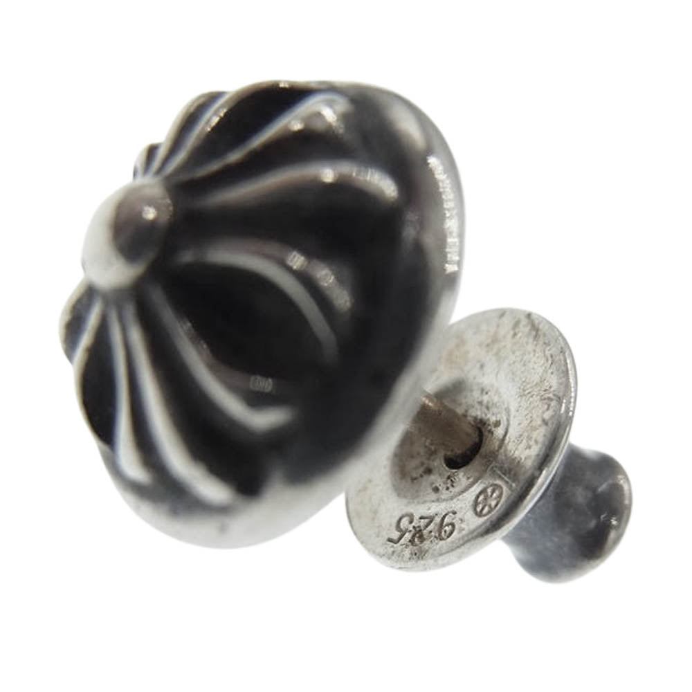 CHROME HEARTS クロムハーツ(原本無) STUD CRSBLL クロスボール スタッド ピアス シルバー系【中古】