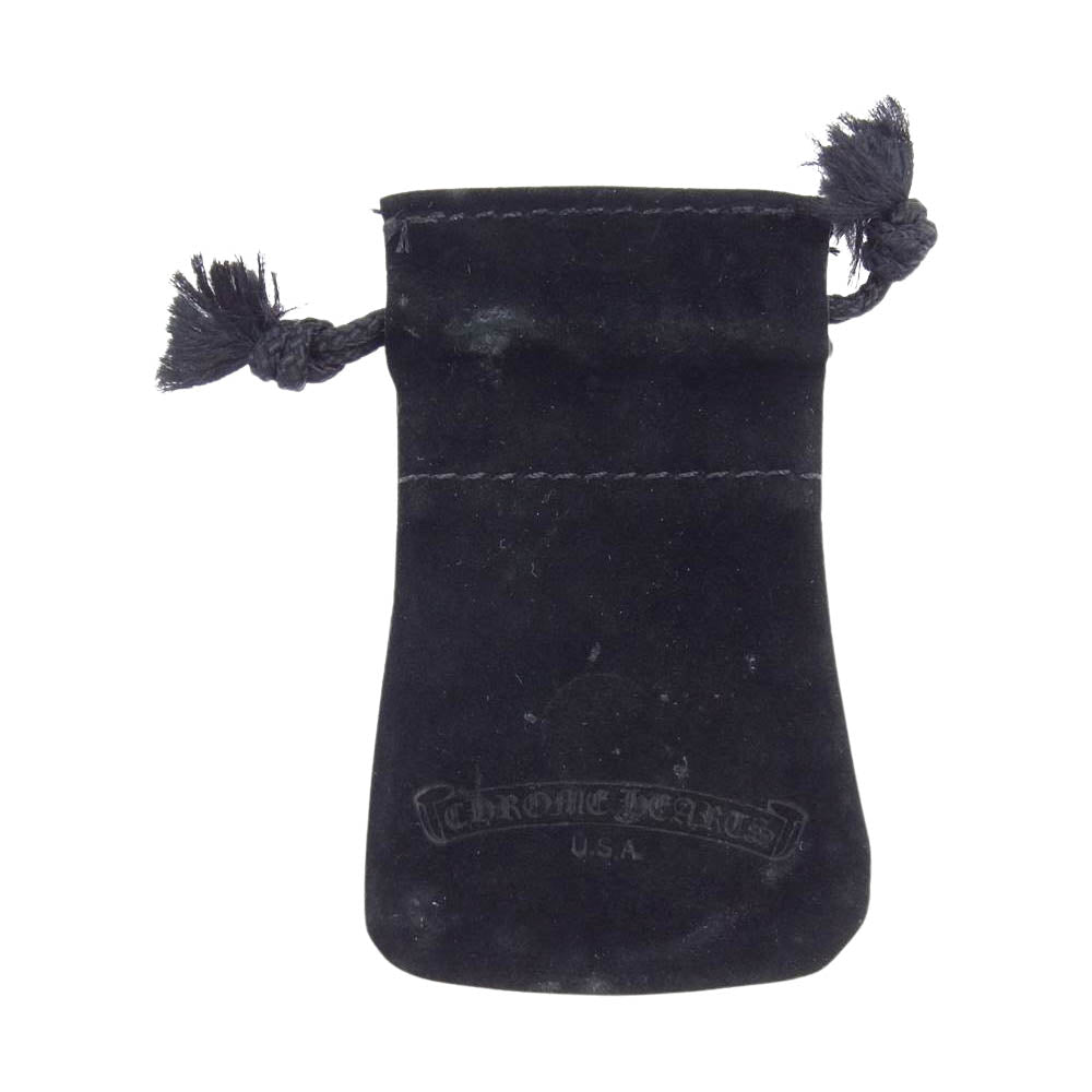 CHROME HEARTS クロムハーツ(原本無) HOOP CROSS SML クロスバンド フープピアス シルバー系【中古】