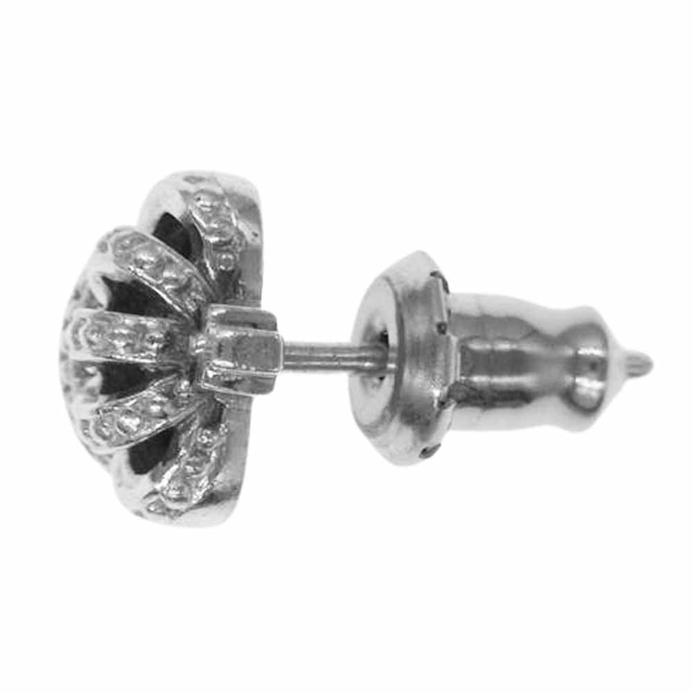 Justin Davis ジャスティンデイビス SEJ016 TINY CROWN EARRING タイニー クラウン イヤリング スタッド ピアス 片耳 シルバー系【中古】