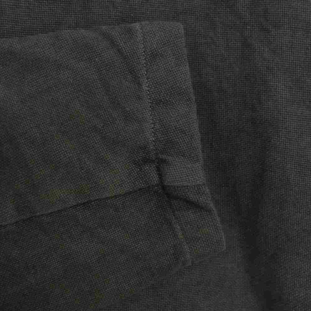 ヤントル Y215PO02 Sumi-Dyed 6ply Khadi Long Pullover SUMI-GRAY カディコットン プルオーバー シャツ グレー系 M【極上美品】【中古】