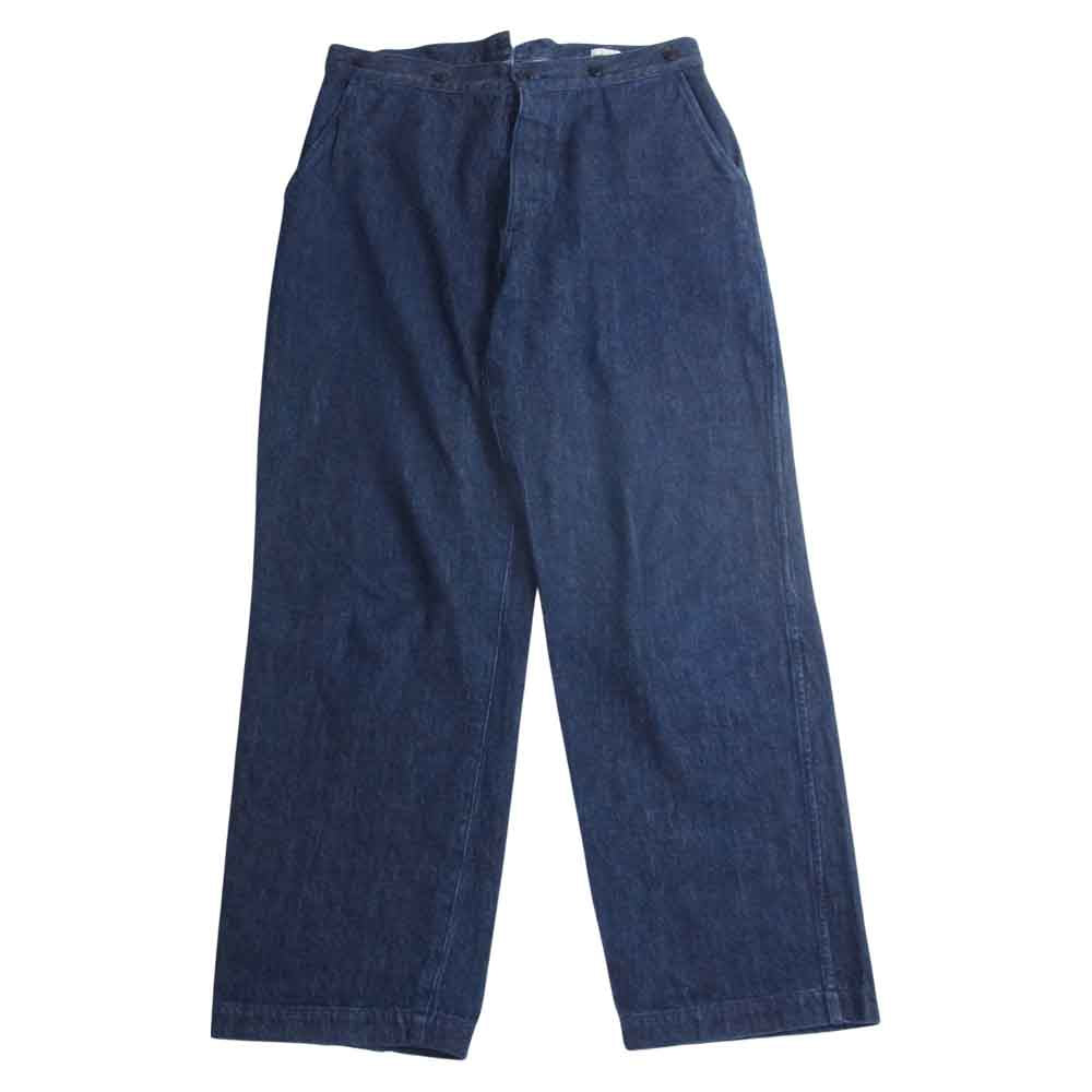 COMOLI コモリ 20AW S03-03013 デニム オーバー パンツ インディゴ 