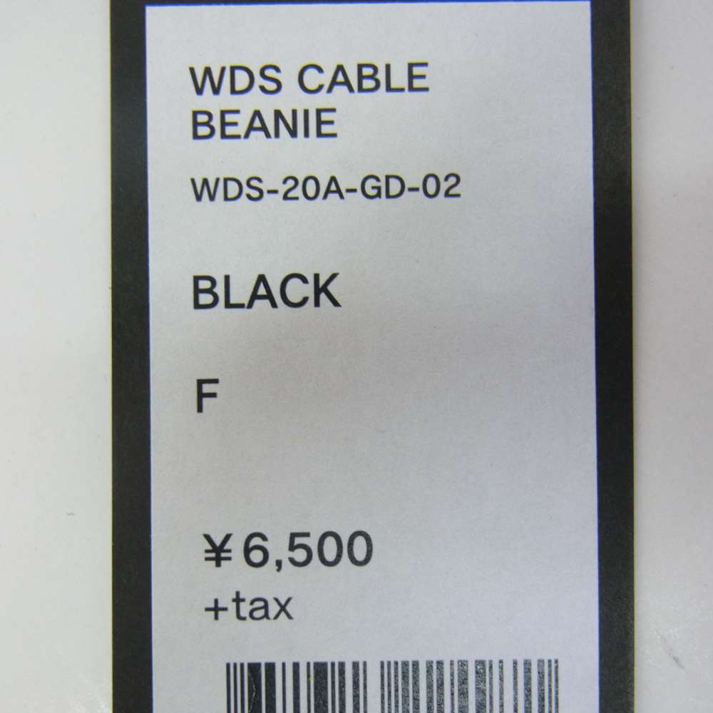 WIND AND SEA ウィンダンシー 20AW WDS-20A-GD-02 WDS CABLE BEANIE ケーブル ビーニー ブラック ブラック系【中古】