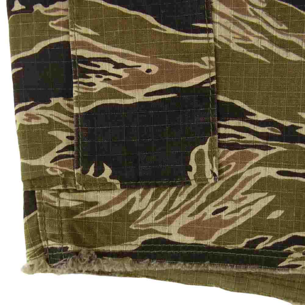 WACKO MARIA ワコマリア 17SS-WMP-PT01 JUNGLE ARMY SHORTS ジャングル アーミー ショーツ カーキ系 M【美品】【中古】