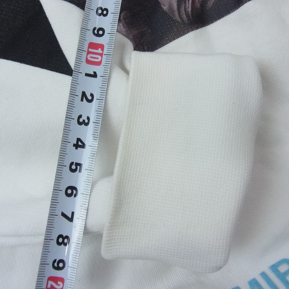 OFF-WHITE オフホワイト GARABAGGIO クルーネック スウェット ホワイト系 ブラック系 S【中古】