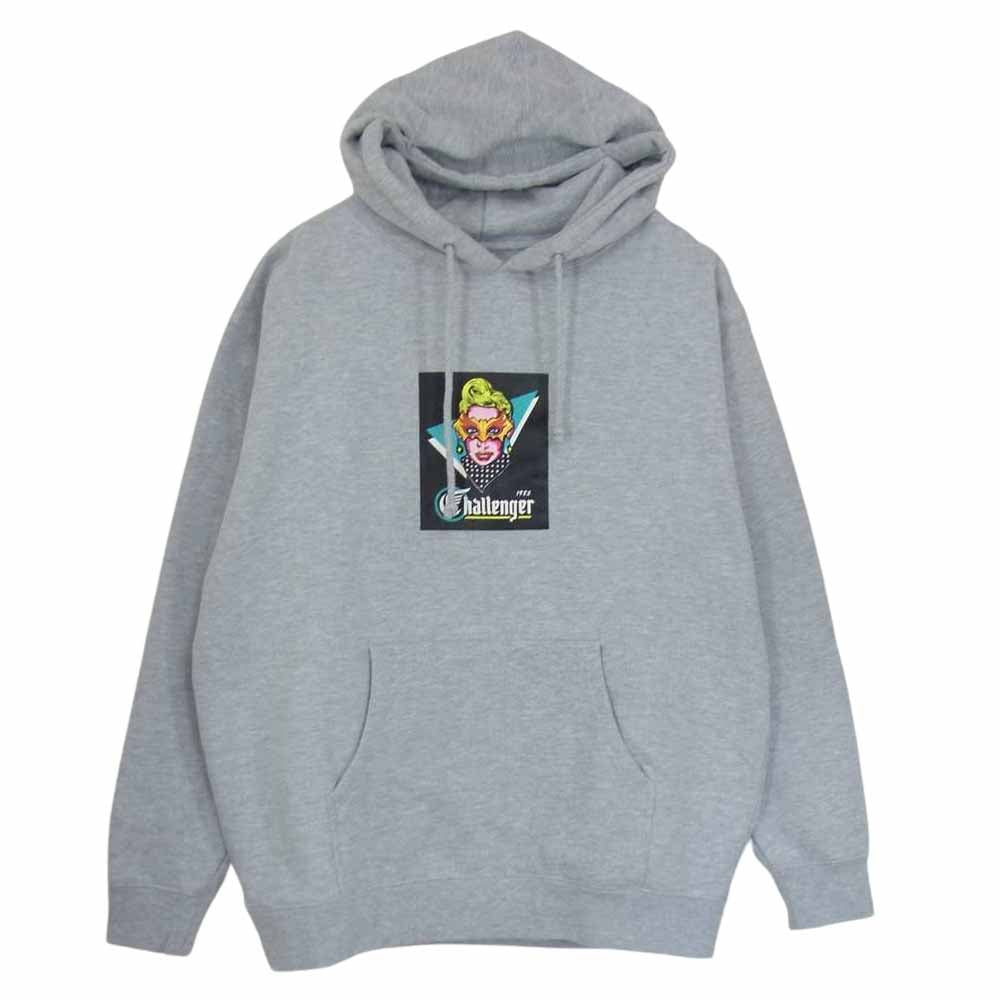 CHALLENGER⁄PULLOVER LOGO FLEECE（OLIVE）［プルオーバーロゴフリース 