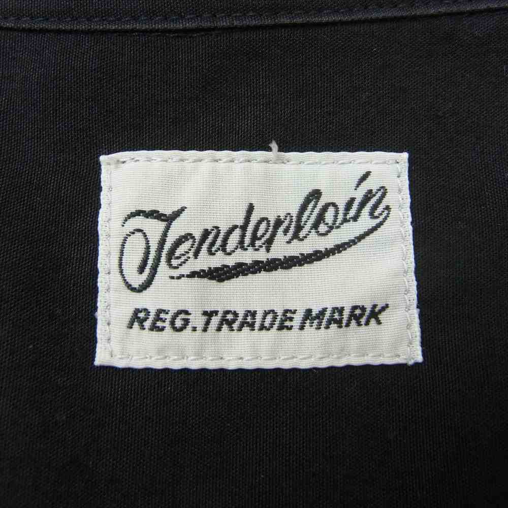 TENDERLOIN テンダーロイン T-BOWLS SHT 刺繍 半袖 シャツ ブラック系 S【中古】
