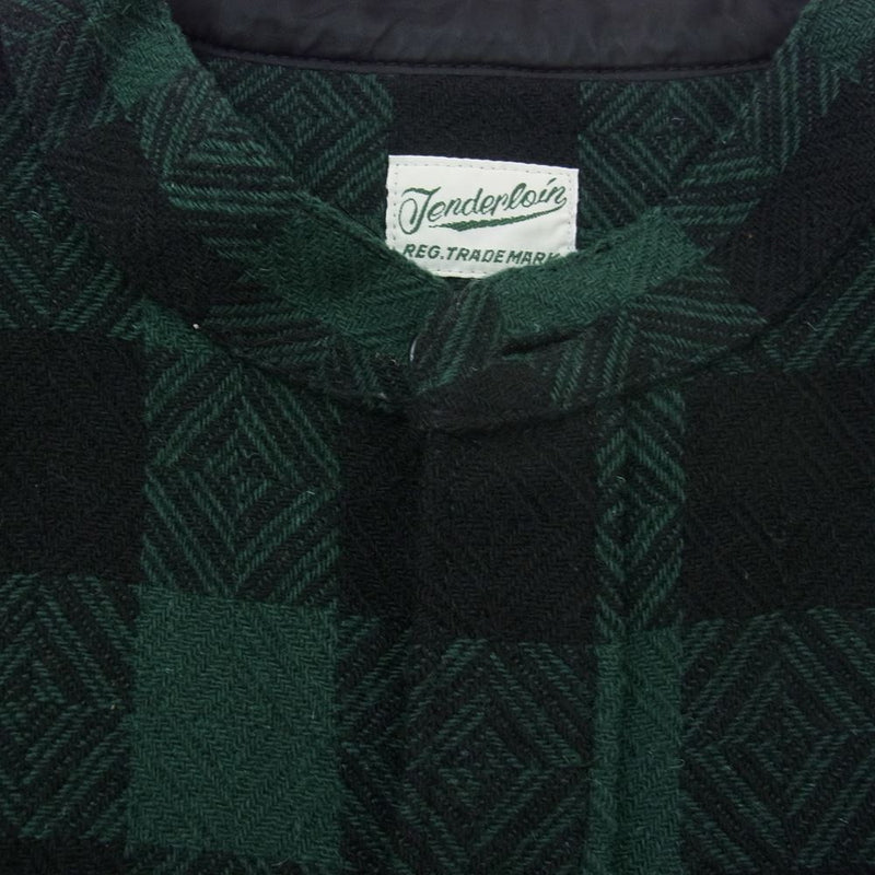 TENDERLOIN バッファローシャツジャケット 緑 M