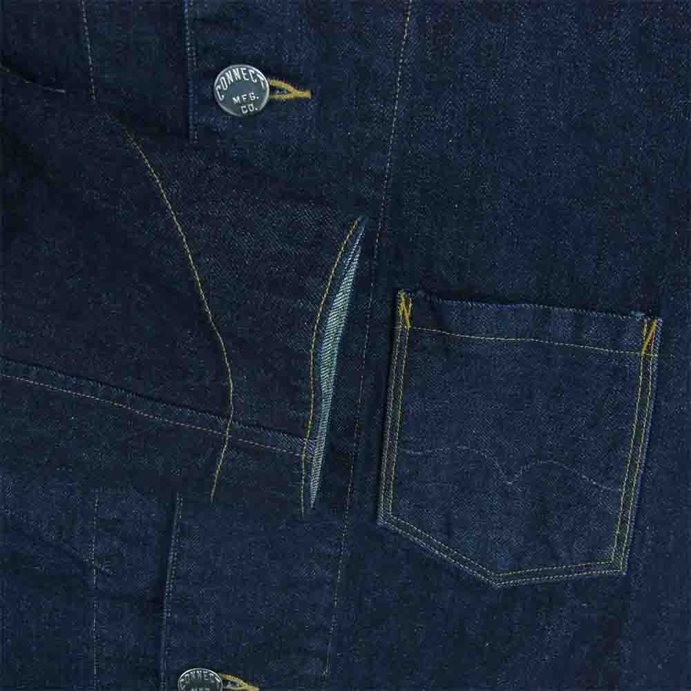 Pherrow's フェローズ 22S-100WJ FRONTIER SERIES フロンティアシリーズ デニム ワーク ジャケット カバーオール インディゴブルー系 36【中古】