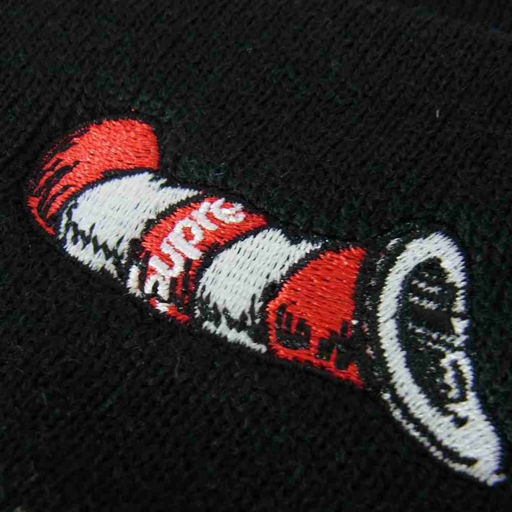 Supreme シュプリーム 18AW Cat in the hat キャット インザ ハット ビーニー ブラック系【美品】【中古】