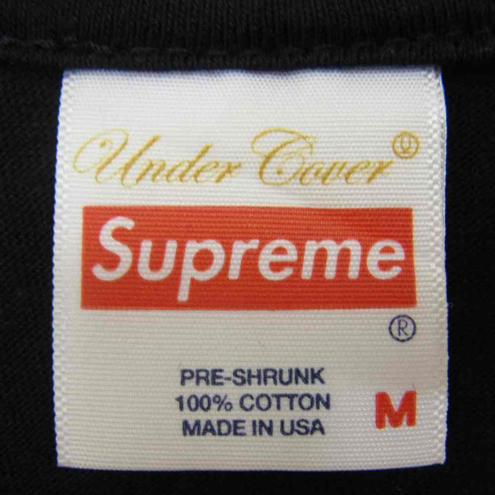 Supreme シュプリーム 18SS × UNDERCOVER アンダーカバー Public Enemy White House Tee パブリック エネミー ホワイト ハウス Tシャツ ブラック系 M【中古】