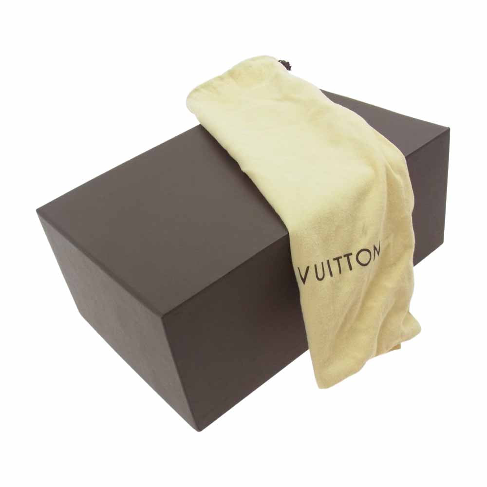 LOUIS VUITTON ルイ・ヴィトン フューズレッジ ライン レザー ローカット スニーカー 7 ブラック系 7【中古】