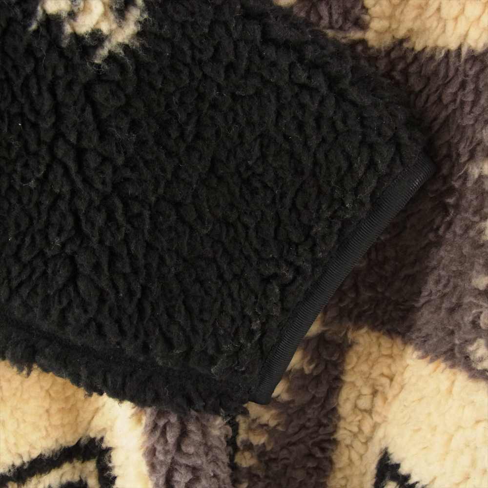 PENDLETON ペンドルトン Boa Zip Up Jacket ネイティブ柄 ボア ジップ ジャケット ブラック系 L【中古】