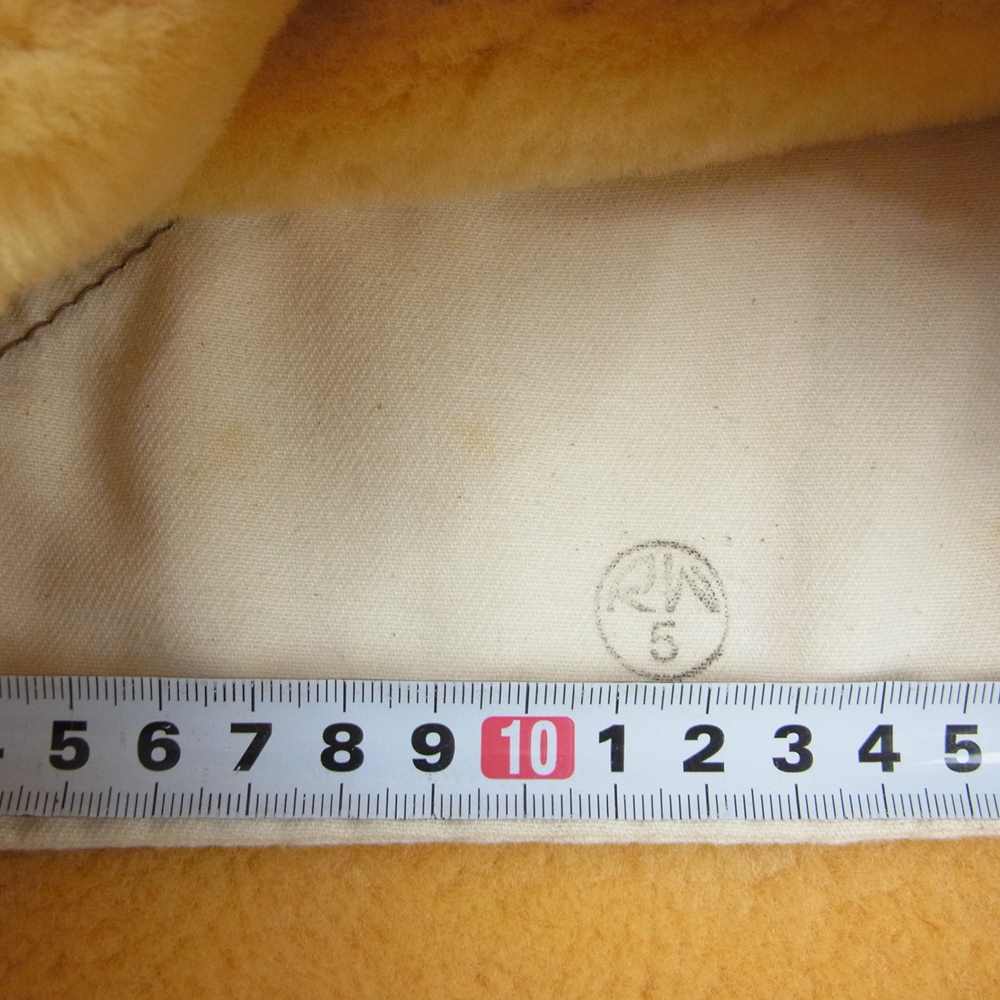 Buzz Rickson's バズリクソンズ BR80112 B-6 ROUGH WEAR ラフウェア 実名復刻 ムートン フライト ジャケット ブラック系 38R【中古】