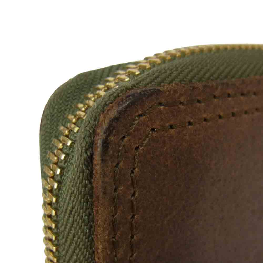 ヴァスコ LEATHER VOYAGE ROUND ZIP レザーボヤージュラウンドジップ ブラウン系【中古】