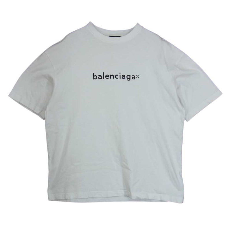 BALENCIAGA バレンシアガ ロゴ Tシャツ ホワイト XS - Tシャツ
