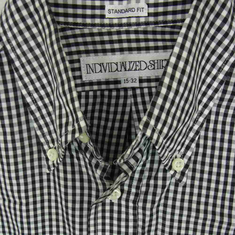 ★美品 individualized shirts ボタンダウン チェックシャツ