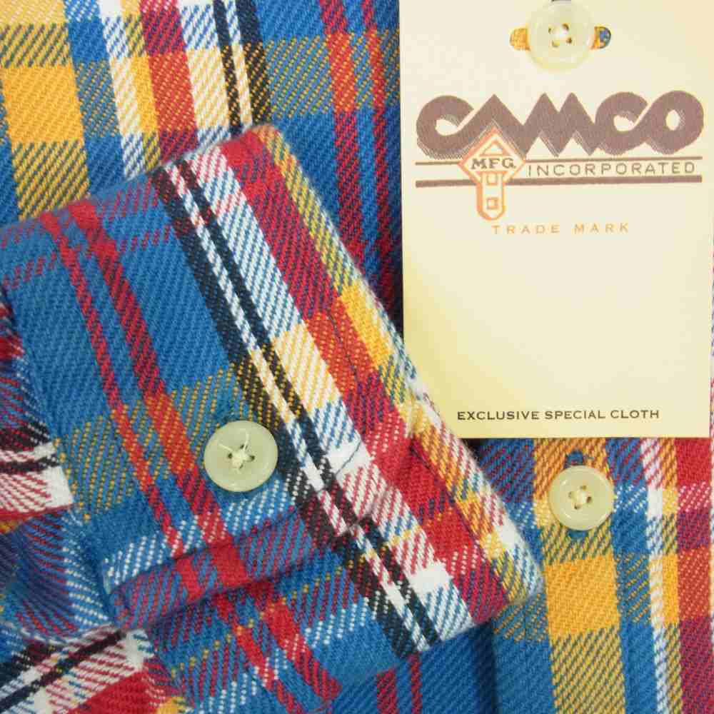 CAMCO カムコ HEAVY FLANNEL SHIRT ヘビー フランネル 長袖 シャツ マルチカラー系 M【極上美品】【中古】